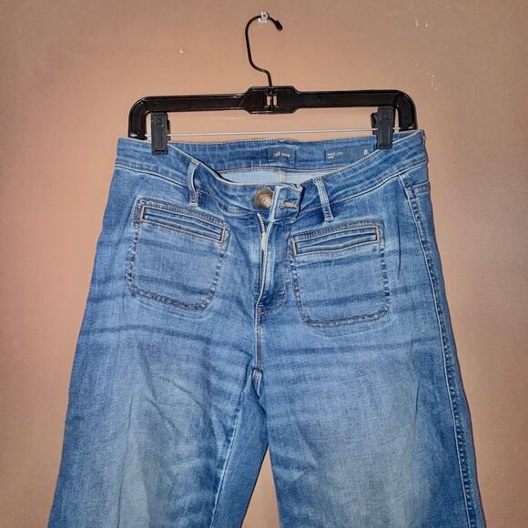 J. Jill Denim Women's Wide Leg Crop Pant Jeans Blue - Size 8 - Picture 8 of 10